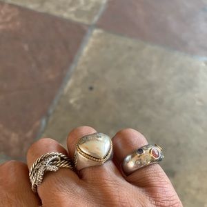 David Yurman Jewelry - David Yurman sterling silver and diamonds ring David Yurman Jewelry - David Yurman sterling silver and diamonds ring